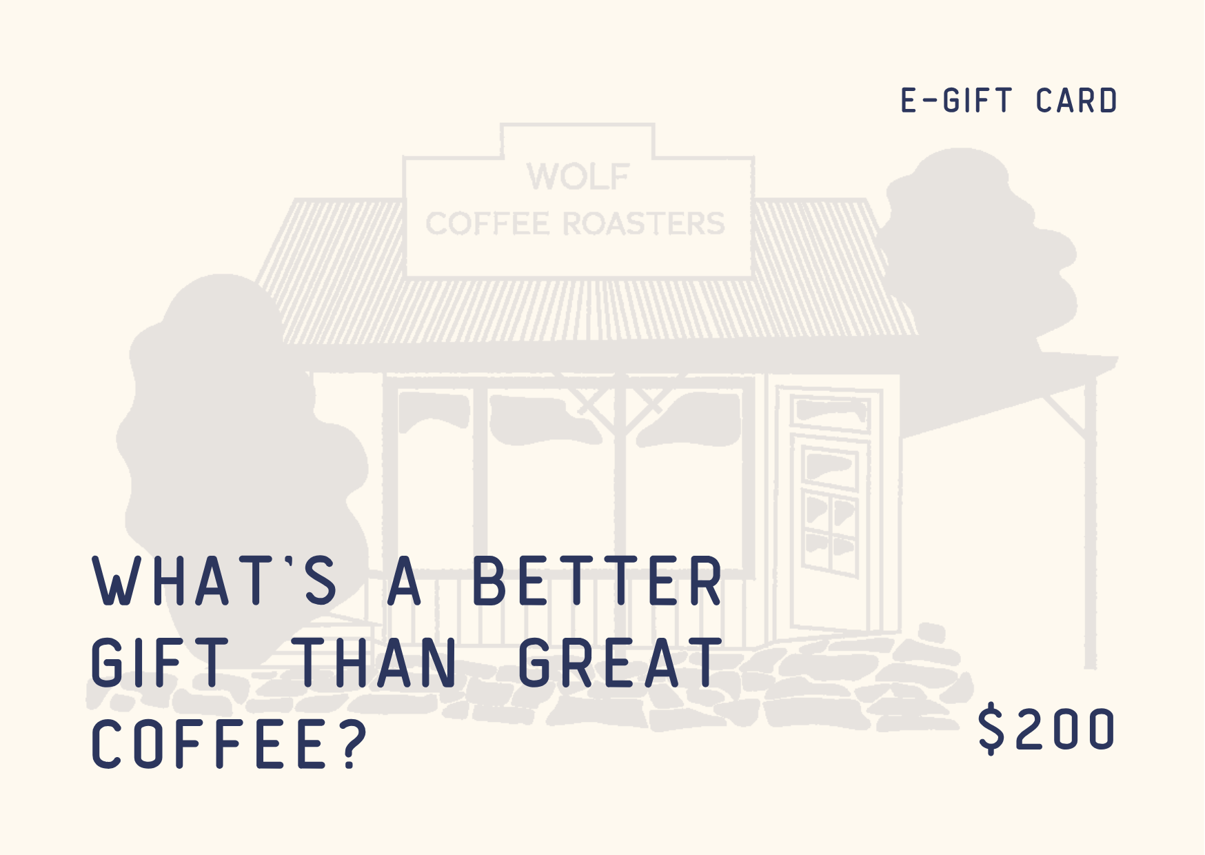 Wolf Coffee Roasters E-Gift Card